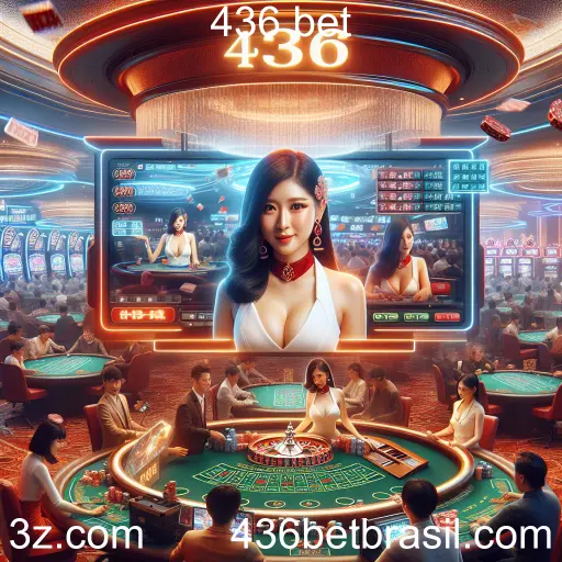 Imagem promocional da 436 bet mostrando a plataforma e suas vantagens